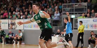 Lars Weißgerber (HG Saarlouis) beim Spiel gegen Hamm am 16.05.2026 (Foto: IMAGO / Fussball-News Saarland)