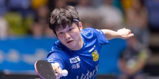 Fan Zhendong (1. FC Saarbrücken TT) im Halbfinale des Final Four. (Foto: IMAGO / Kessler-Sportfotografie)