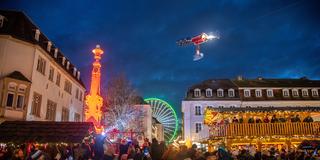 Der Christkindlmarkt auf dem St. Johanner Markt in Saarbrücken. (Foto: IMAGO / BeckerBredel)