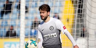 Gaëtan Krebs im Trikot der SV Elversberg, 2018 (Foto: IMAGO / Thomas Frey)