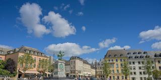 Der Place Guillaume II in der Altstadt von Luxemburg Stadt. (Foto: IMAGO / Joko)