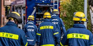 THW (Technisches Hilfswerk). Teilnehmer eines Übungseinsatzes (Foto: IMAGO / Jochen Tack)