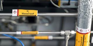 Wasserstoffleitungen (Foto: IMAGO / Joerg Boethling)