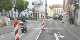 In der Hochwaldstraße in Merzig ist ein Kanal eingebrochen.  (Foto: Kreisstadt Merzig)