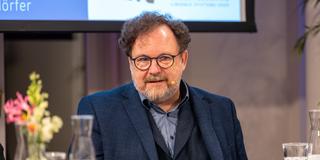 Bürgerfoyer in der Villa Lessing, Michael Schulz, neuer Intendant des Saarländischen Staatstheaters (Foto: Timo Calla )