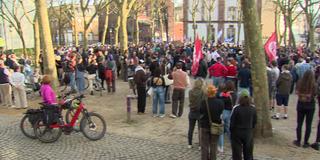 Kundgebung beim Weltfrauentag 2026 in Saarbrücken (Foto: SR)