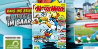 Das Cover der Sonderedition des Micky Maus Magazin: Donald Duck unterwegs im Saarland (Foto: Egmont Ehapa Media GmbH / Disney)