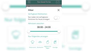 Screenshot der App "To Good To Go" (Foto: SR)