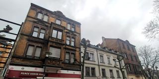 Zur Diskussion stehende Häuser und Grundstücke im Nauwieser Viertel (Foto: Patrick Wiermer/SR)