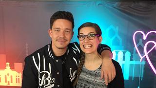 Nico Santos und Moderatorin Krissy (Foto: UNSERDING)