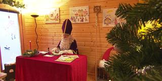 Der Nikolaus im Nikolaus Postamt St. Nikolaus (Foto: SR)