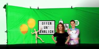 "offen un‘ ehrlich"-Team Robert Hecklau und Kim Stoppert (Foto: SR)