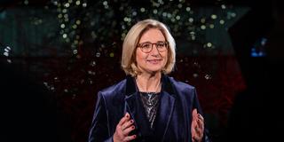 Neujahrsansprache der saarländischen Ministerpräsidentin Anke Rehlinger  (Foto: Sebastian Minas / Staatskanzlei)