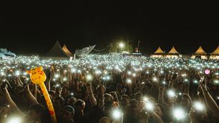 Blick ins Publikum. Alle leuchten mit ihren Handys und Feuerzeugen. (Foto: MxM Photo)