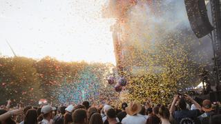 Konfettiregen vor der Bühne. (Foto: MXM Photo)