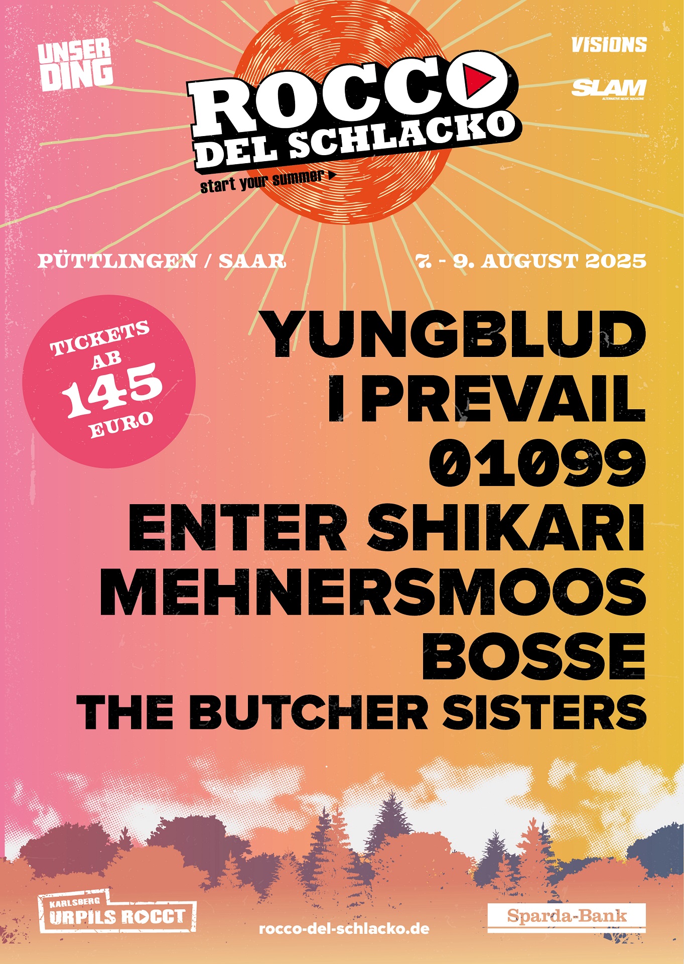 UNSERDING.de Rocco del Schlacko Line Up 2025