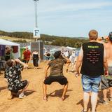 Eine Gruppe beim Flunkyball spielen. (Foto: MXM Photo)