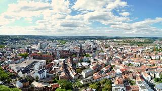 Luftbildaufnahme von Saarbrücken (Foto: SR/Alexander M. Groß)