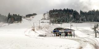 Erster Schnee in den Vogesen (Foto: SR)