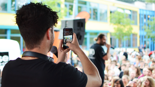 Foto von der Bühne (Foto: Christoph Brüwer)