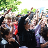 Die Schultour mit Tiavo an der Gemeinschaftsschule Bellvue (Foto: Christoph Brüwer)