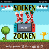 Grafik zur Gemeinschaftssendung "Socken oder Zocken" (Foto: ARD)