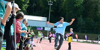 Teilnehmer bei den Süpecial Olympics Saarland (Foto: BeckerBredel)