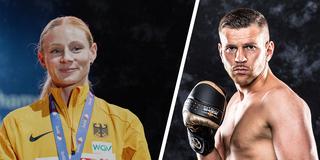 Sportler des Jahres 2025: Sina Mayer und Jürgen Doberstein (Foto: Imago/Eibener - Doberstein)