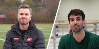 Sportlerkarrieren. Sebastian Jacob und Nicola Strada im Bild (Foto: SR)