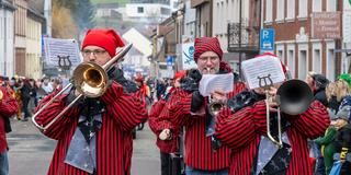 Der närrische Umzug 2026 in Dillingen mit dem SR 3 Prunkwagen (Foto: SR/Pasquale D'Angiolillo)