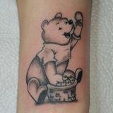 Winnie-Puh-Tattoo (Foto: FB/ Chantal Gabriel)