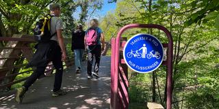 Tour de Kultur 2025, auf dem Bliessteig von Saargemünd nach Gräfinthal (Foto: Max Zettler/ SR)