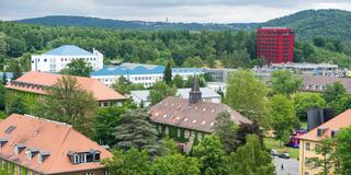 Der Campus der Universität des Saarlandes (Foto: Pressefoto/Oliver Dietze)