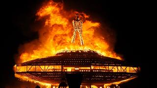 Das Burning Man Festival. Nevada, USA (Foto: dpa / Andy Barron)