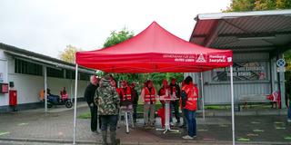 Streik beim Drahtseilwerk Wireco in Kirkel Limbach (Foto: SR)