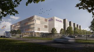 So soll die geplante Chipfabrik von Wolfspeed in Ensdorf aussehen. (Foto: Wolfspeed/ZF)