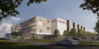 So soll die geplante Chipfabrik von Wolfspeed in Ensdorf aussehen. (Foto: Wolfspeed/ZF)