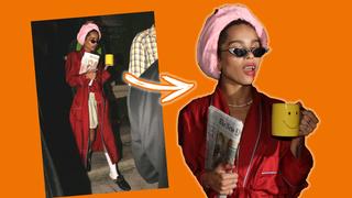 eine Frau mit rotem Bademantel, Turban und Kaffeetasse in der Hand (Foto: IMAGO / Avalon.red) eine Frau mit rotem Bademantel, Turban und Kaffeetasse in der Hand (Foto: IMAGO / Avalon.red)